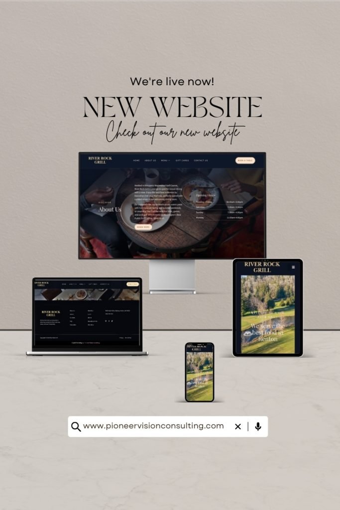 Website Designed for River Rock Grill