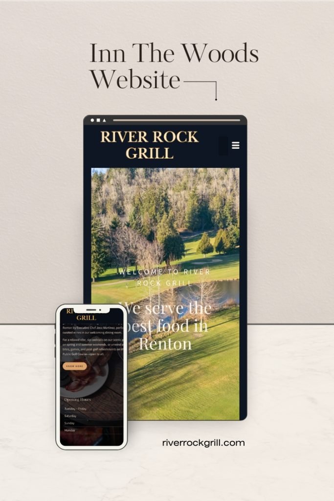 Website Designed for River Rock Grill